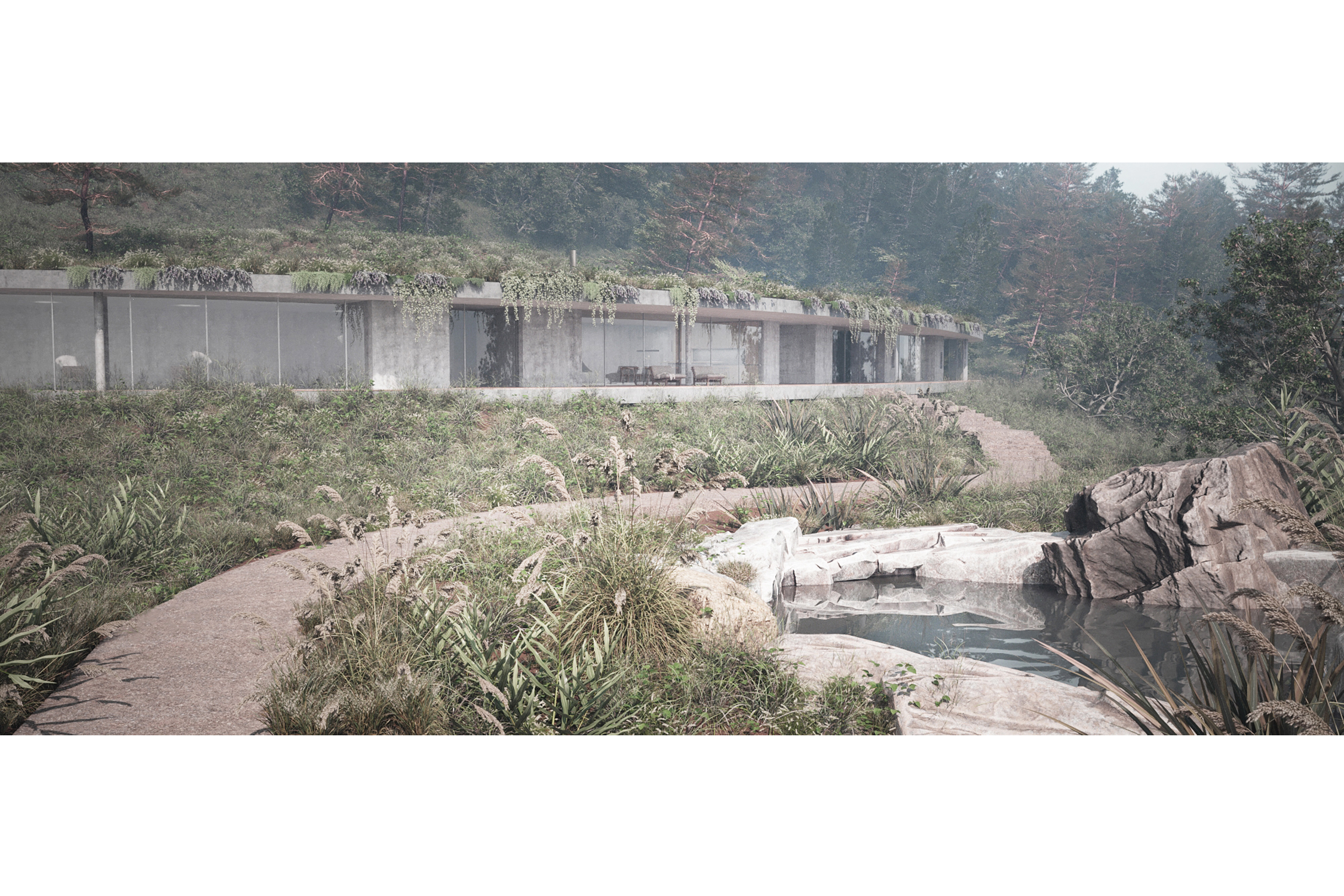 dom w zboczu - s.lab architektura