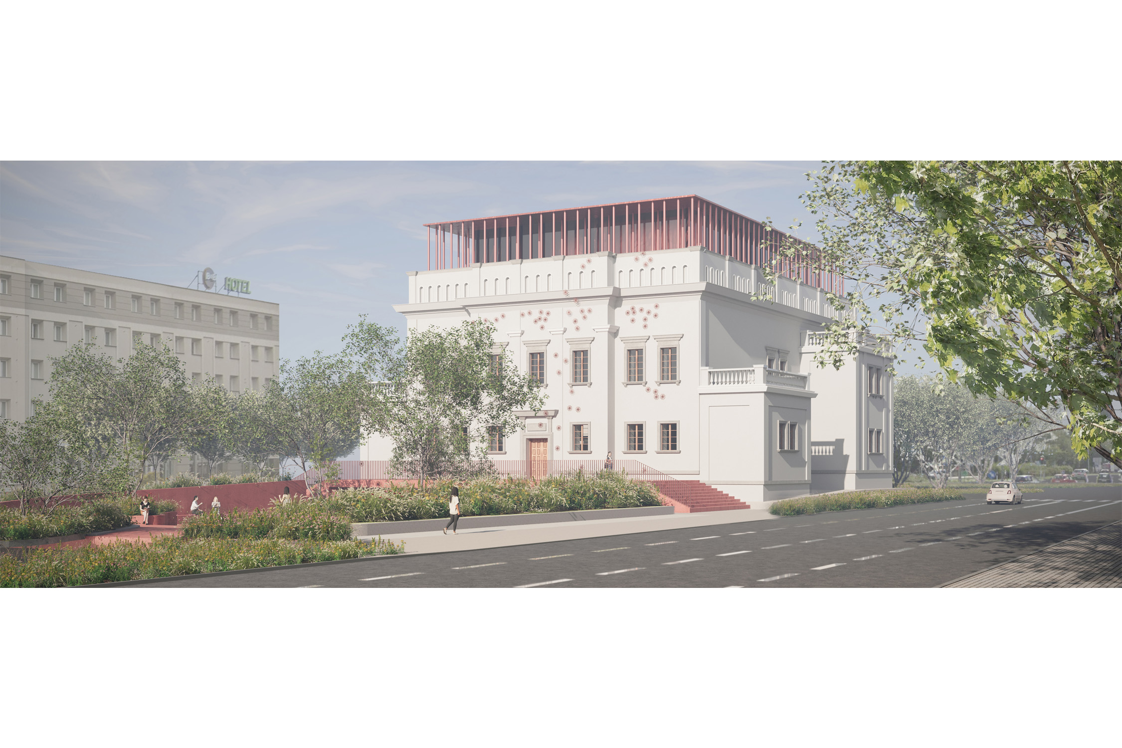 projekt przebudowy dawnej synagogi w Kielcach na centrum kulturalne