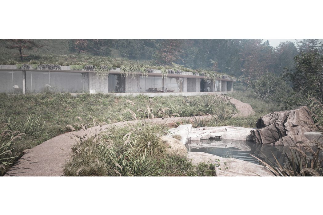 dom w zboczu - s.lab architektura
